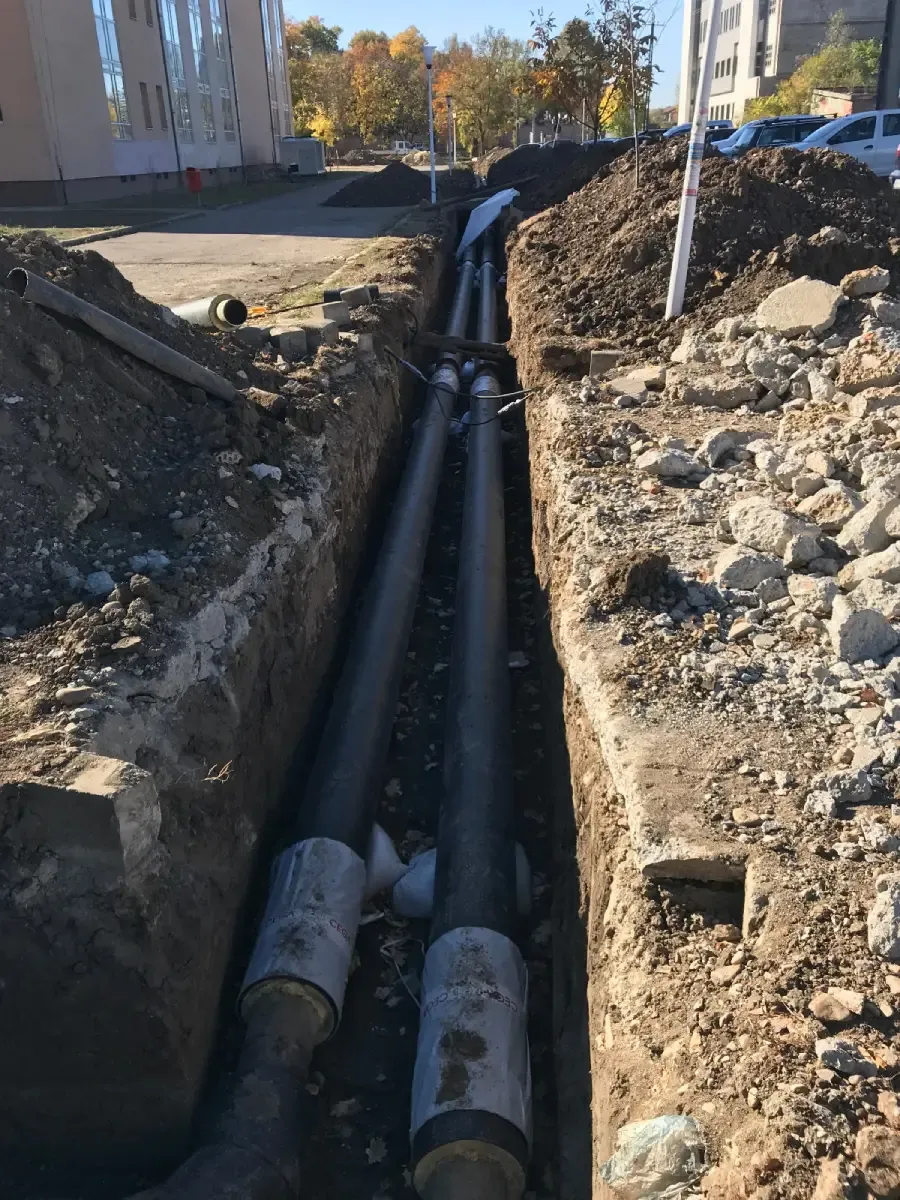 Rețele termice exterioare, etapele 1-2, la Universitatea din Oradea          